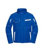 Unisexe Veste workwear softshell - COLOR - Royal/blanc 8528