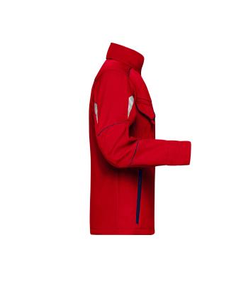 Unisexe Veste workwear softshell - COLOR - Rouge/marine 8528