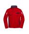 Unisexe Veste workwear softshell - COLOR - Rouge/marine 8528