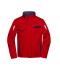 Unisex Workwear Softshell Jacket - COLOR - Rood/navy 8528