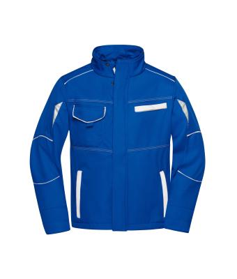 Unisex Workwear Softshell Jacket - COLOR - Royal/wit 8528