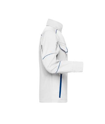 Unisex Workwear Softshell Jacket - COLOR - Wit/royal 8528