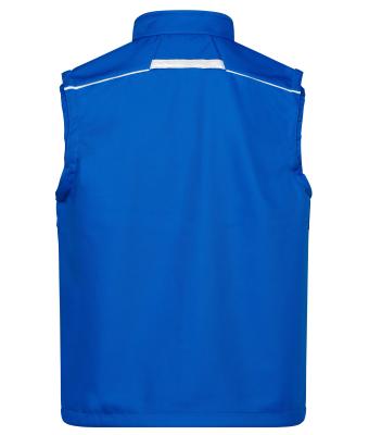 Unisexe Bodywarmer workwear softshell - COLOR - Royal/blanc 8529