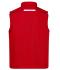 Unisexe Bodywarmer workwear softshell - COLOR - Rouge/marine 8529