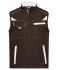 Unisex Workwear Softshell Vest - COLOR - Brown/stone 8529