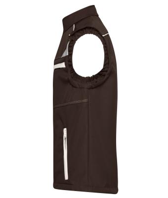 Unisex Workwear Softshell Vest - COLOR - Bruin/steen 8529
