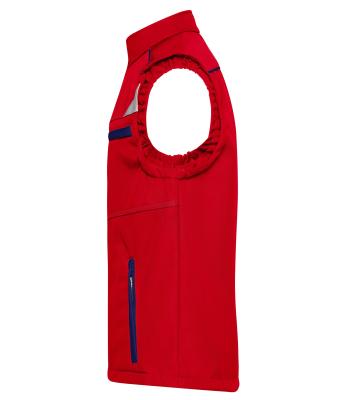 Unisex Workwear Softshell Vest - COLOR - Rood/navy 8529