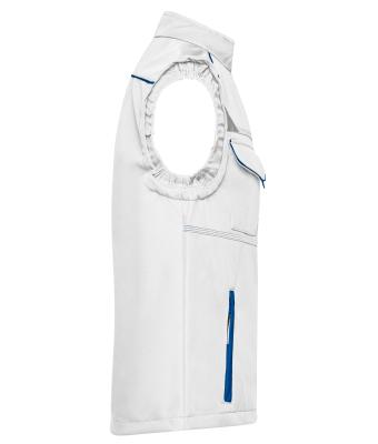 Unisex Workwear Softshell Vest - COLOR - Wit/royal 8529