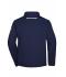 Unisexe Veste workwear softshell hiver - COLOR - Marine/turquoise 8530
