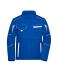 Unisex Workwear Softshell Padded Jacket - COLOR - Royal/wit 8530