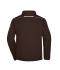 Unisex Workwear Softshell Padded Jacket - COLOR - Brown/stone 8530