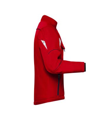 Unisex Workwear Softshell Padded Jacket - COLOR - Rood/navy 8530