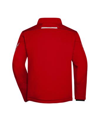 Unisex Workwear Softshell Padded Jacket - COLOR - Rood/navy 8530