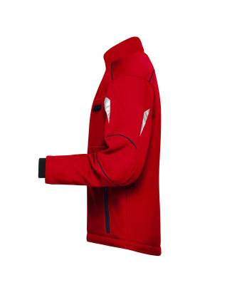 Unisex Workwear Softshell Padded Jacket - COLOR - Red/navy 8530