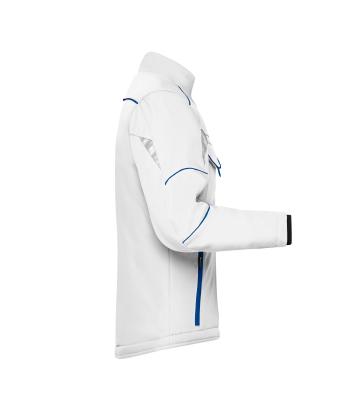 Unisex Workwear Softshell Padded Jacket - COLOR - Wit/royal 8530