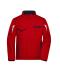 Unisex Workwear Softshell Padded Jacket - COLOR - Rood/navy 8530
