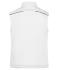 Unisexe Bodywarmer workwear softshell hiver - COLOR - Blanc/royal 8531