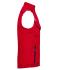 Unisexe Bodywarmer workwear softshell hiver - COLOR - Rouge/marine 8531