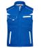 Unisex Workwear Softshell Padded Vest - COLOR - Royal/wit 8531