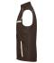 Unisex Workwear Softshell Padded Vest - COLOR - Bruin/steen 8531