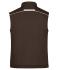 Unisex Workwear Softshell Padded Vest - COLOR - Bruin/steen 8531