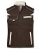 Unisex Workwear Softshell Padded Vest - COLOR - Bruin/steen 8531