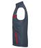 Unisex Workwear Softshell Padded Vest - COLOR - Carbon/rood 8531