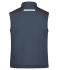 Unisex Workwear Softshell Padded Vest - COLOR - Carbon/rood 8531