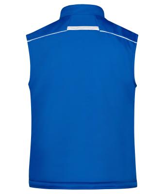 Unisex Workwear Softshell Padded Vest - COLOR - Royal/wit 8531
