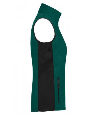 Ladies Ladies' Workwear Fleece Vest - STRONG - Dark-green/black 8502