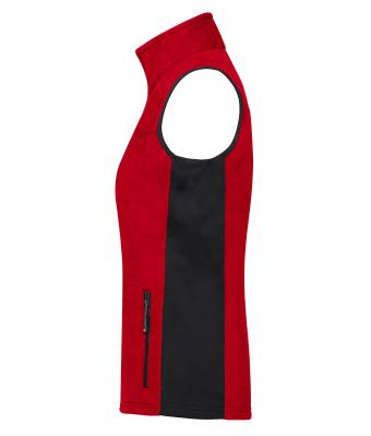 Ladies Ladies' Workwear Fleece Vest - STRONG - Red/black 8502