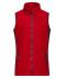 Dames Ladies' Workwear Fleece Vest - STRONG - Rood/zwart 8502