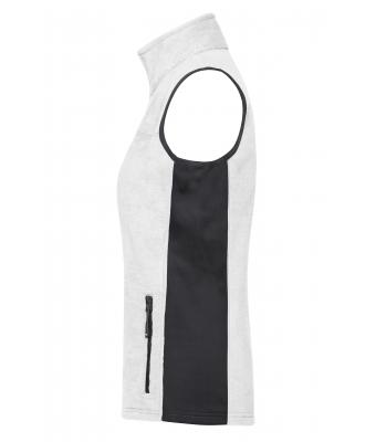Dames Ladies' Workwear Fleece Vest - STRONG - Wit/carbon 8502
