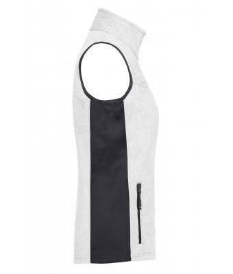 Dames Ladies' Workwear Fleece Vest - STRONG - Wit/carbon 8502