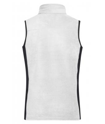 Dames Ladies' Workwear Fleece Vest - STRONG - Wit/carbon 8502