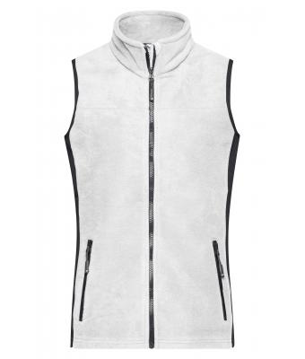 Dames Ladies' Workwear Fleece Vest - STRONG - Wit/carbon 8502