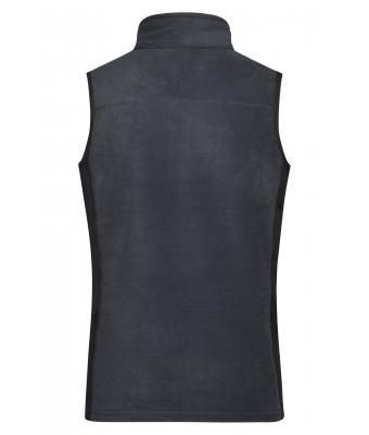 Dames Ladies' Workwear Fleece Vest - STRONG - Carbon/zwart 8502