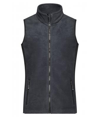 Dames Ladies' Workwear Fleece Vest - STRONG - Carbon/zwart 8502