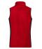 Dames Ladies' Workwear Fleece Vest - STRONG - Rood/zwart 8502
