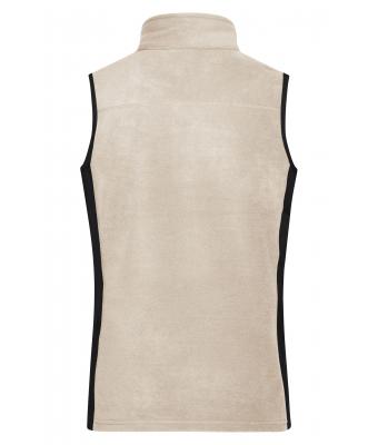 Dames Ladies' Workwear Fleece Vest - STRONG - Steen/zwart 8502
