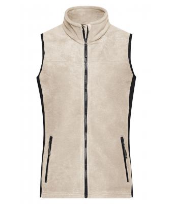 Dames Ladies' Workwear Fleece Vest - STRONG - Steen/zwart 8502