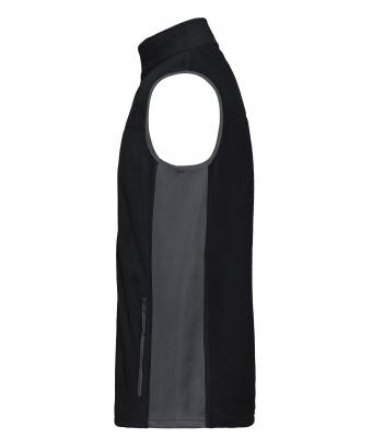 Unisexe Veste workwear polaire - STRONG - Noir/carbone 8503