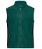Unisex Workwear Fleece Vest - STRONG - Dark-green/black 8503