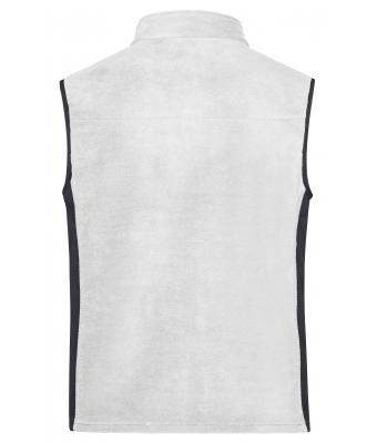 Unisex Workwear Fleece Vest - STRONG - Wit/carbon 8503