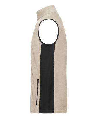 Unisex Workwear Fleece Vest - STRONG - Steen/zwart 8503