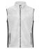 Unisex Workwear Fleece Vest - STRONG - Wit/carbon 8503