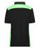 Damen Ladies' Workwear Polo - COLOR - Black/lime-green 8532