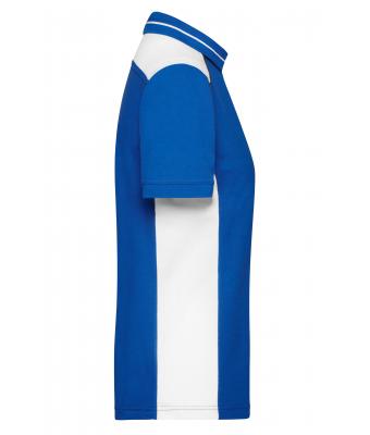 Dames Ladies' Workwear Polo - COLOR - Royal/wit 8532