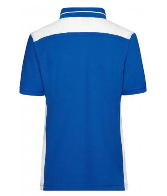 Dames Ladies' Workwear Polo - COLOR - Royal/wit 8532