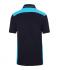 Heren Men's Workwear Polo - COLOR - Navy/turquoise 8533